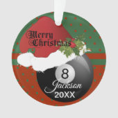 Vakantiedrukontwerp | DIY-naam Ornament (voorkant)