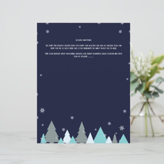 Vakantiedrukpapier (Staand voorkant)