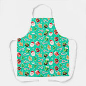 Vakantiedrukpapier voor feestdagen, middelgroot pr schort (Voorkant)