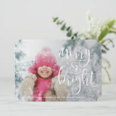 Vakantiedrukwerk voor fijne en heldere witte openi feestdagenkaart (Staand voorkant)