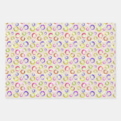 Vakantieduur, retro inpakpapier vel (Voorkant 3)