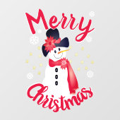 Vakantieduur van glas voor decoratieve ruiten raamsticker (Vel)