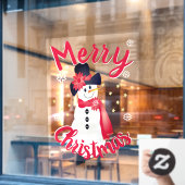 Vakantieduur van glas voor decoratieve ruiten raamsticker (Cafe Raam)