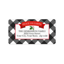 Vakantiefabalo met speldenrood zwart-retouradres 