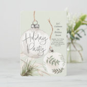 Vakantiefeest Boho Baubles Feestdagenkaart (Staand voorkant)