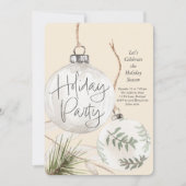 Vakantiefeest Boho Baubles Feestdagenkaart (Voorkant)