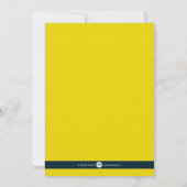 Vakantiefeest Gele Burgers Kaart (Achterkant)