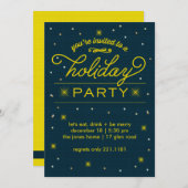 Vakantiefeest Gele Burgers Kaart (Voorkant / Achterkant)