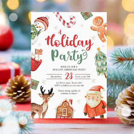 Vakantiefeest Jingle en Mingle Christmas Santa Kaart