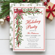 Vakantiefeest Mistletoe Bow Modern Kerstfeest