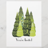 Vakantiefeest voor feestdagen flyer (Achterkant)