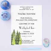 Vakantiefeest voor feestdagen flyer (Enkel)