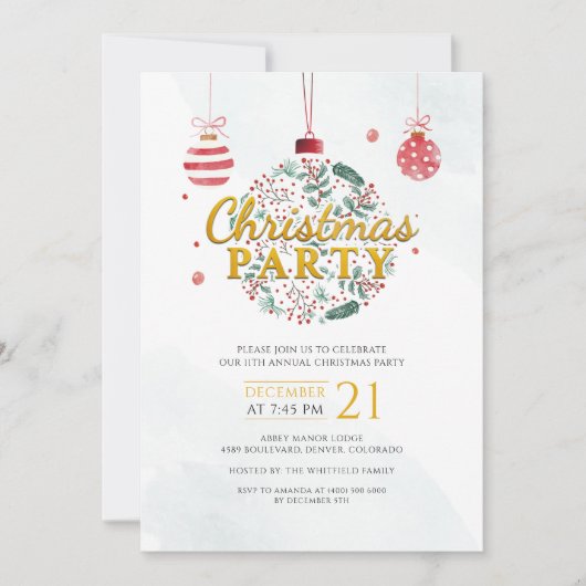 Vakantiefeestdag en feestdag in het rood kaart (Voorkant)