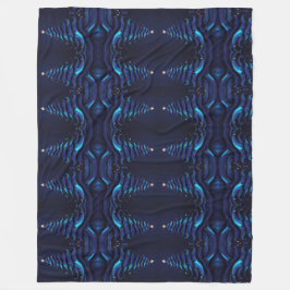 Vakantiefeesten die gebruik maken van abstracte ex fleece deken