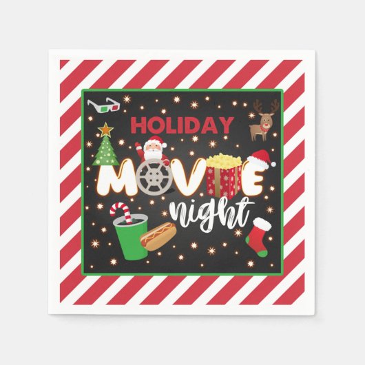 Vakantiefilm Night Napkin Servet (Voorkant)