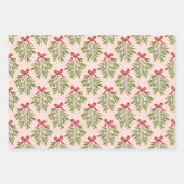 Vakantieflora cadeauverpakking inpakpapier vel (Voorkant 2)