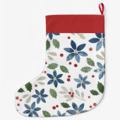 Vakantiefloralstock Grote Kerstsok (Achterkant)