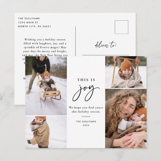Vakantiefoto Briefkaart Dit is Joy (Voorkant / Achterkant)