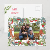 Vakantiefoto Briefkaart Fox Woodland Design (Voorkant / Achterkant)