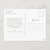 Vakantiefoto Briefkaart Green Dit is Joy (Achterkant)