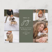 Vakantiefoto Briefkaart Green Dit is Joy (Voorkant)