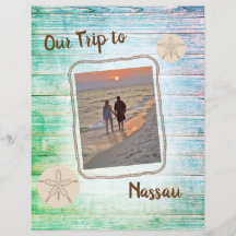 Vakantiefoto - Gedecoreerde Planken Scrapboek