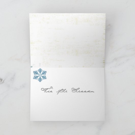 Vakantiefoto Kerst Kaart (Binnen)