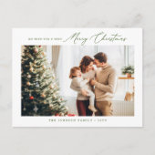 Vakantiefoto Post Kaart | Elegante kerst (Voorkant)