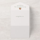 Vakantiefoto Trifold Kaart (Buitenkant)