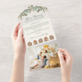 Vakantiefoto Trifold Kaart (Afscheurbaar)