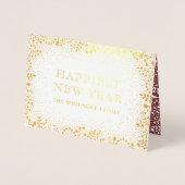 Vakantiefoto van Frosty Branches Folie Kaarten (Voorkant)