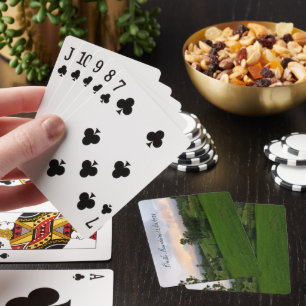 Vakantiefotoherinnering Pokerkaarten