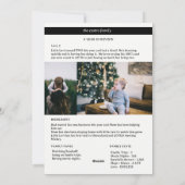 VAKANTIEFOTOKAART FEESTDAGENKAART (Achterkant)