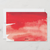 VAKANTIEFOTOKAART | Minimale moderne Pine Kerstmis Feestdagenkaart (Achterkant)