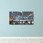 Vakantiefun bij Canalside Canvas Afdruk (Insitu (Houten vloer))