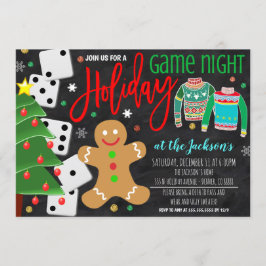 Vakantiegame Night Party nodigt u uit Kaart