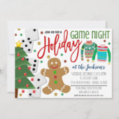 Vakantiegame Night Party nodigt u uit Kaart (Voorkant)