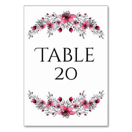 Vakantiegang Waterverf bloesems Kaart