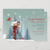 Vakantiegangbrievenbus Verplaatsend Aankondiging W (Voorkant / Achterkant)