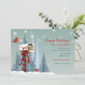 Vakantiegangbrievenbus Verplaatsend Aankondiging W (Staand voorkant)