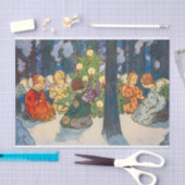  vakantiegangel en kerstboomschilderfeestdag tissuepapier (Craft)