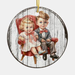  Vakantiegangers - Kerstversiering Keramisch Ornament