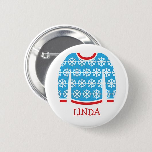 Vakantiegangstitel Ugandese kerstinzage Ronde Button 5,7 Cm (Voorkant /achterkant)