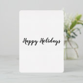 Vakantiegebruik folie feestdagenkaart (Staand Voorkant)