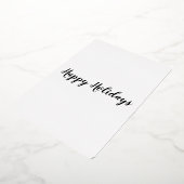 Vakantiegebruik folie feestdagenkaart (Gedraaid)