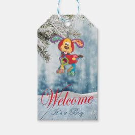 Vakantiegeld Baby shower Cadeaulabel