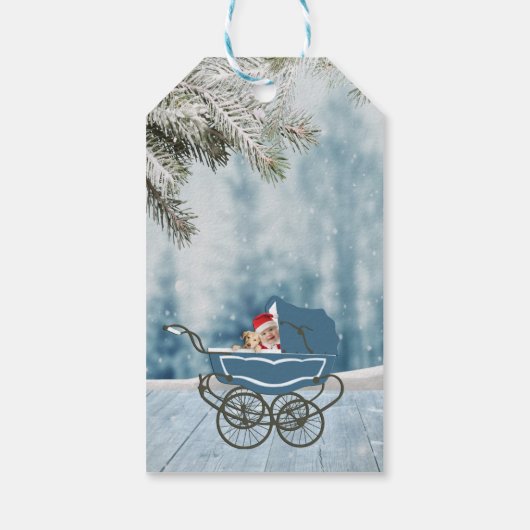 Vakantiegeld Baby shower Cadeaulabel (Achterkant)