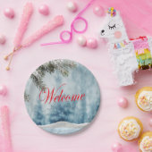 Vakantiegeld Baby shower Papieren Bordje (Feest)