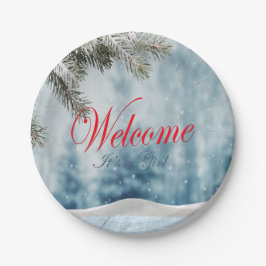 Vakantiegeld Baby shower Papieren Bordje