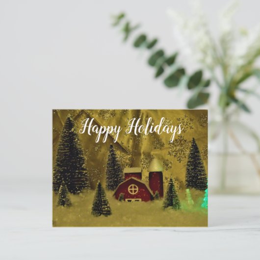 Vakantiegeld briefkaart (Staand voorkant)